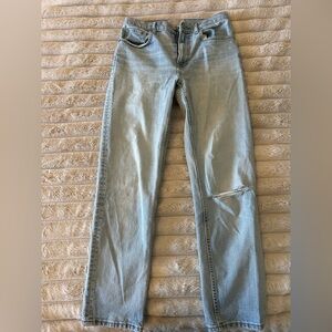 Everlane Light Blue Distressed Jeans